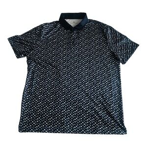 Grayson & Dunn Mens Golf Polo Shirt Large Tropical Print‎ Short Sleeve